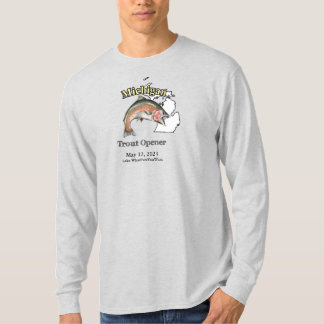 Camiseta Luz de apertura del lago personalizado/fecha Michi