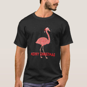 Camiseta Luz de árbol de navidad de flamenco suave