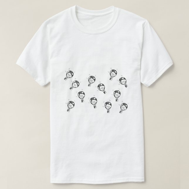 Camiseta Luz de bombilla (Diseño del anverso)