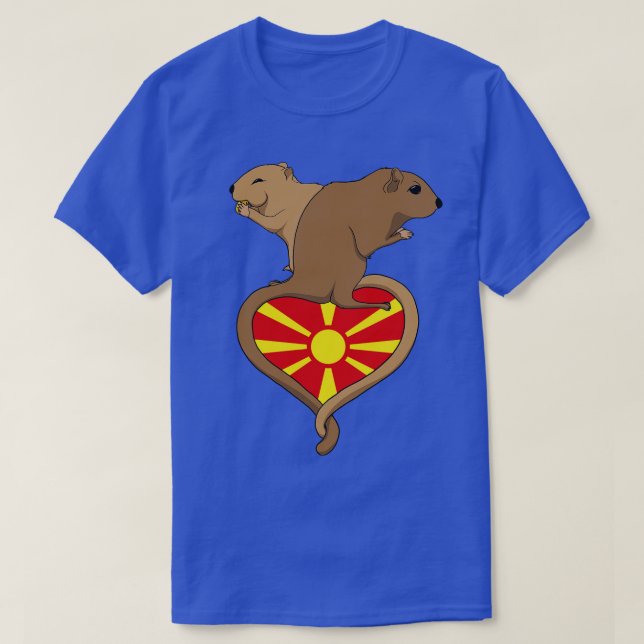 Camiseta Luz de Gerbil Macedonia (Diseño del anverso)