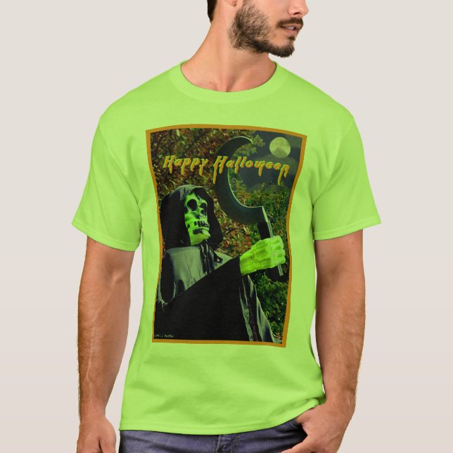 Camiseta Luz de "Halloween" (Anverso)