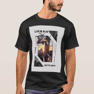 Camiseta Luz de horizonte urbana para Air Taxi AAM UAM VTOL