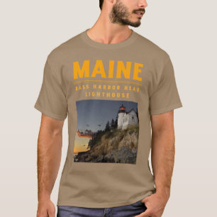 Camiseta Luz de la cabeza de Bass Harbour