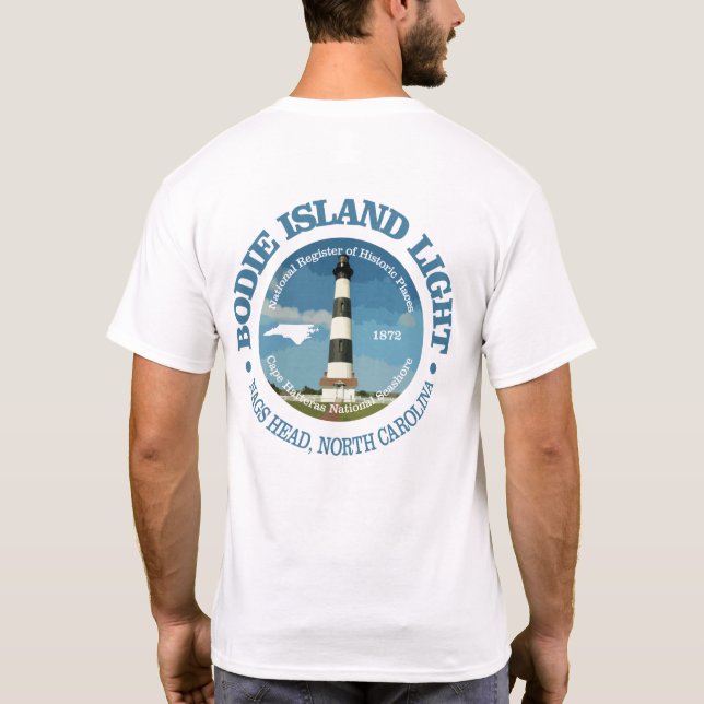 Camiseta Luz de la isla Bodie (Reverso)