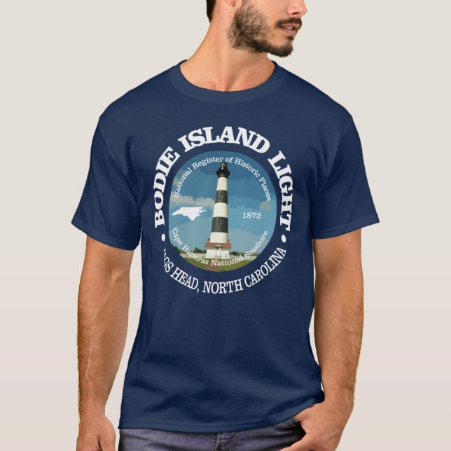 Camiseta Luz de la isla Bodie (Anverso)