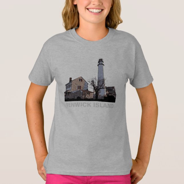 CAMISETA LUZ DE LA ISLA DE FENWICK (Anverso)