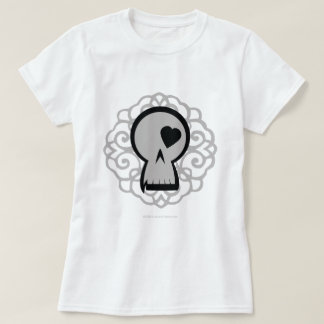 Camiseta Luz de logotipo céltica del cráneo del modelo