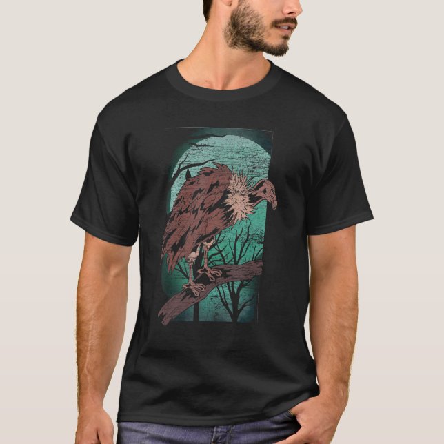 Camiseta Luz de luna de buceo de la luna completa (Anverso)