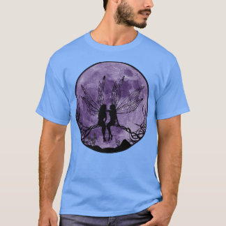 Camiseta Luz de luna de hadas, mística, mágica, hadas, gran