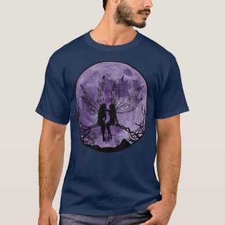 Camiseta Luz de luna de hadas, mística, mágica, hadas, gran