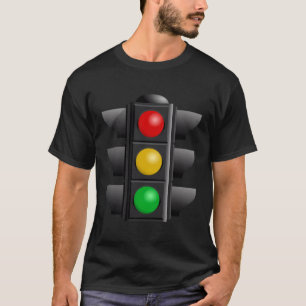 Camiseta Luz de parada de señal de tráfico