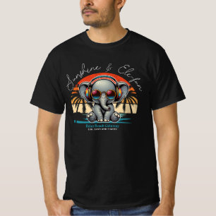 Camiseta Luz de sol primaveral y divertido retiro retro en 
