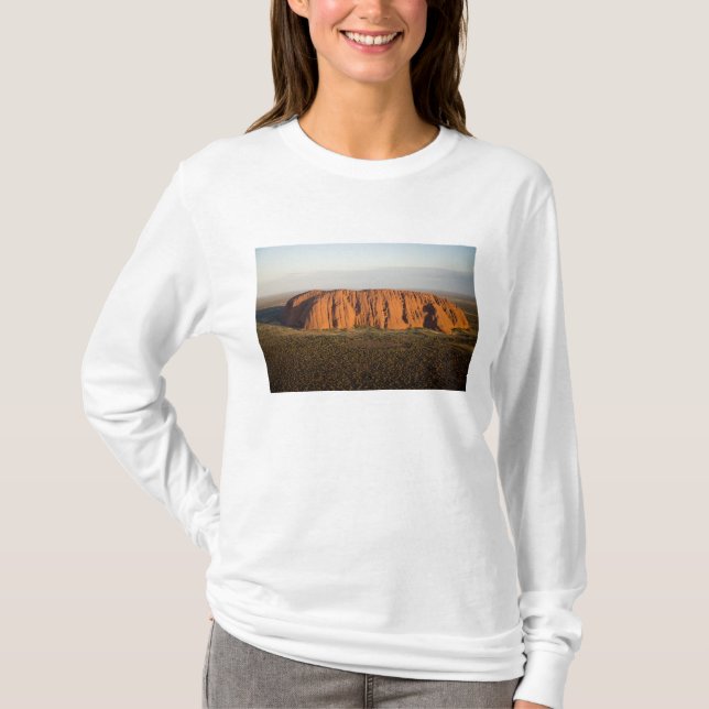 Camiseta Luz de tarde en Uluru / Ayers Rock, (Anverso)