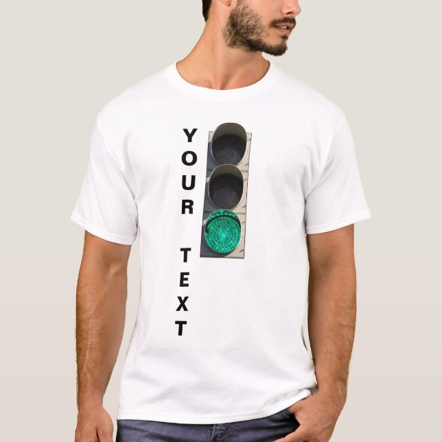 Camiseta Luz de tráfico - Verde (Anverso)
