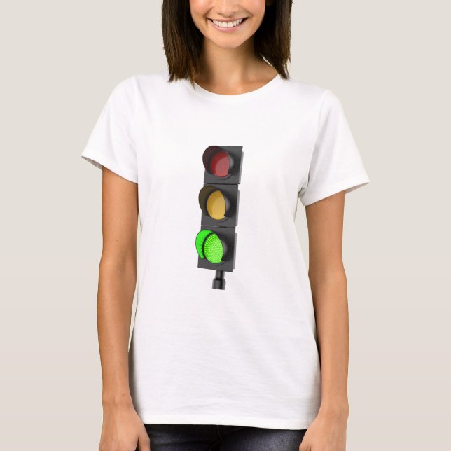 Camiseta Luz de tráfico verde (Anverso)