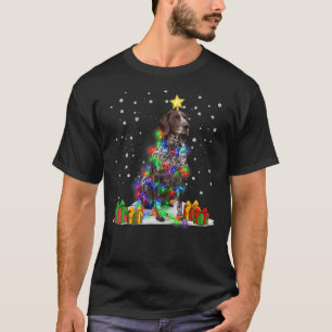 Camiseta Luz del árbol de navidad de caza de punteros de co