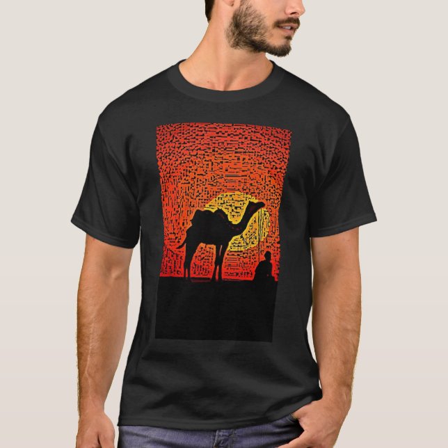 Camiseta luz del camello (Anverso)