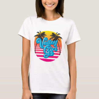 Camiseta Luz del Chica del valle de Vaporwave