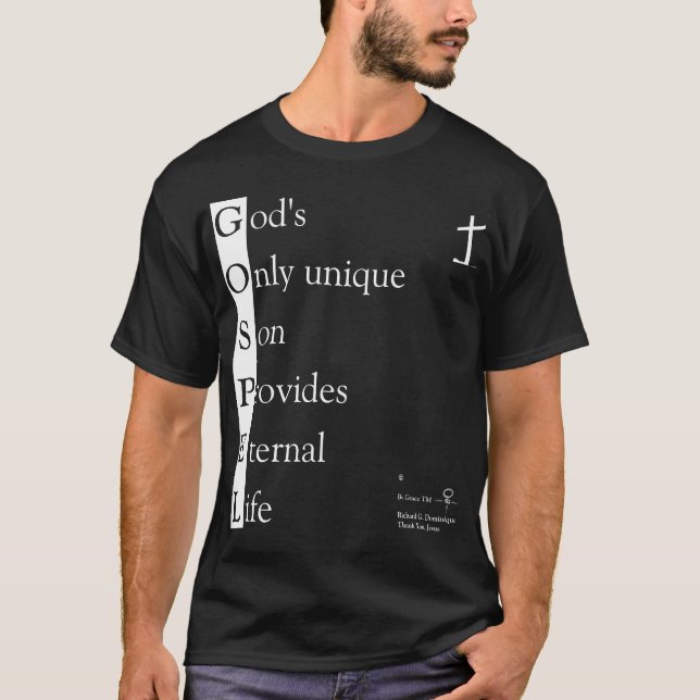 Camiseta Luz del evangelio (Anverso)