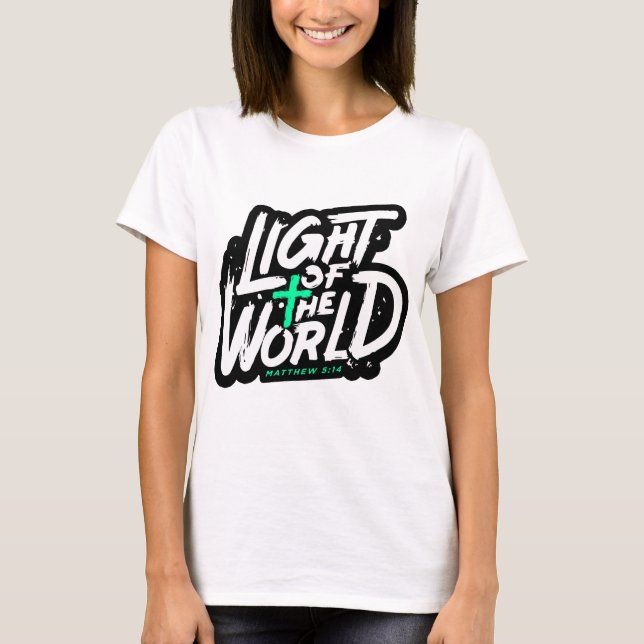 Camiseta Luz del mundo a las 5:14 (Anverso)