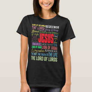 Camiseta Luz Del Mundo Jesús El Señor Rentador