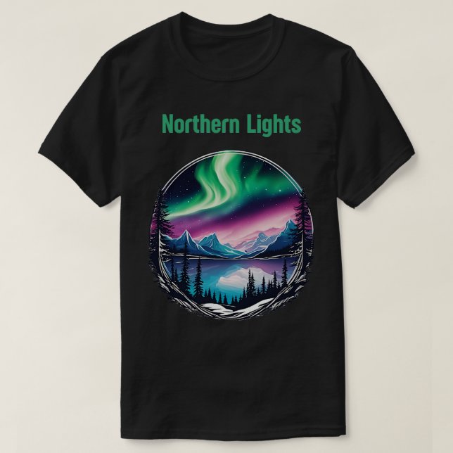 Camiseta Luz del Norte TShirt (Diseño del anverso)