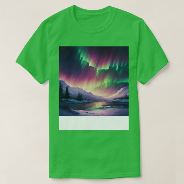 Camiseta Luz del Norte TShirt 8 (Diseño del anverso)