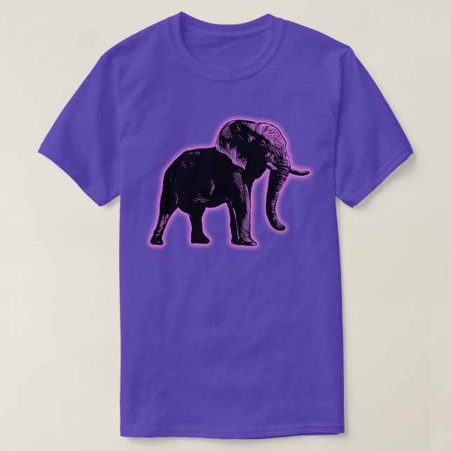 Camiseta Luz elefante3 (Diseño del anverso)