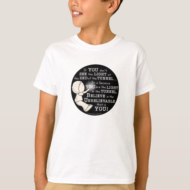 Camiseta Luz en el túnel (Anverso)