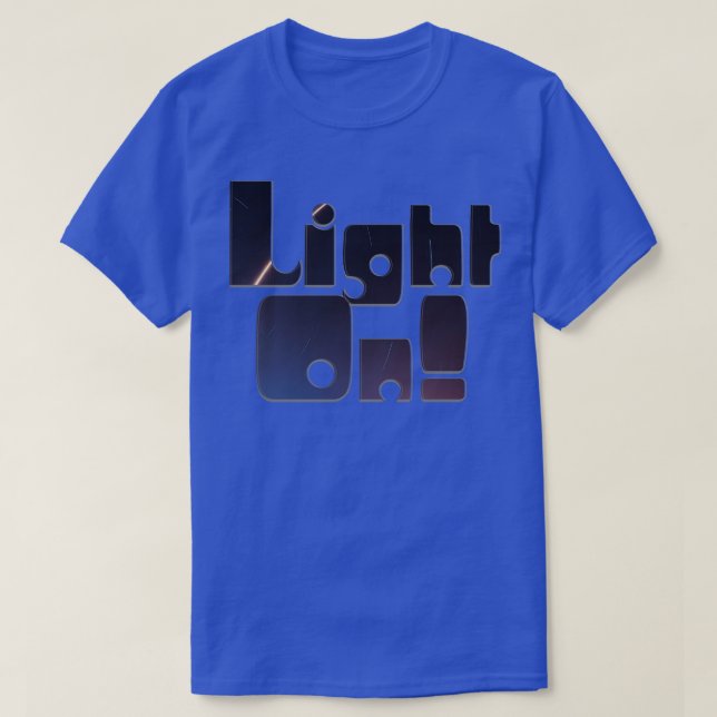 Camiseta Luz encendida (Diseño del anverso)