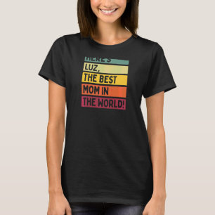 Camiseta Luz, la mejor madre del mundo