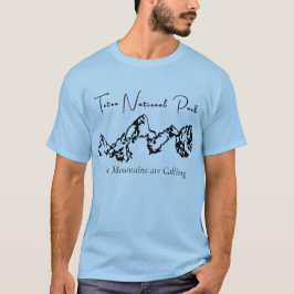 Camiseta Luz mínima del parque nacional del tetón