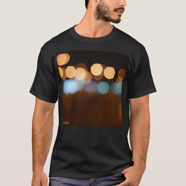 Camiseta Luz nocturna de diseño (Anverso)