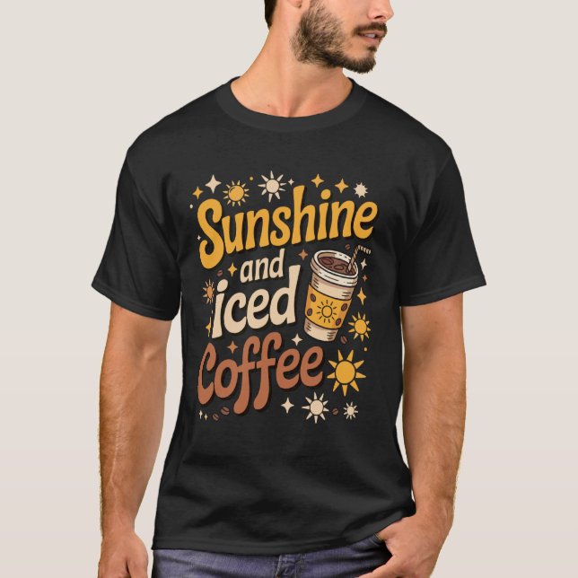 Camiseta Luz solar y café con hielo (Anverso)