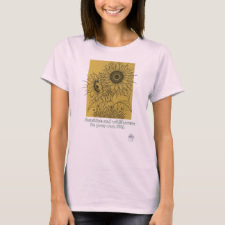 Camiseta Luz solar y flores silvestres - Sé tu propio sol G