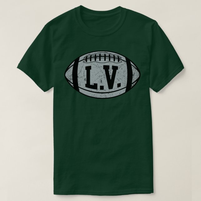 Camiseta LV Retro Negro (Diseño del anverso)