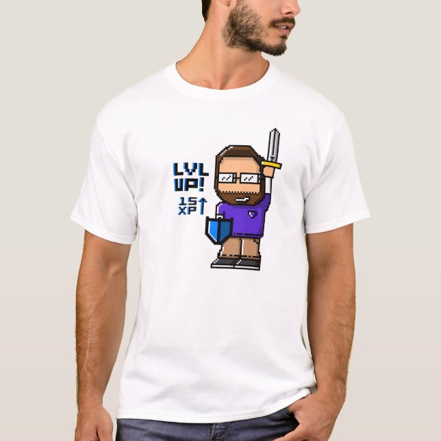 CAMISETA ¡LVL PARA ARRIBA! (Anverso)