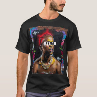 Camiseta Lvma gráfica de moda urbana