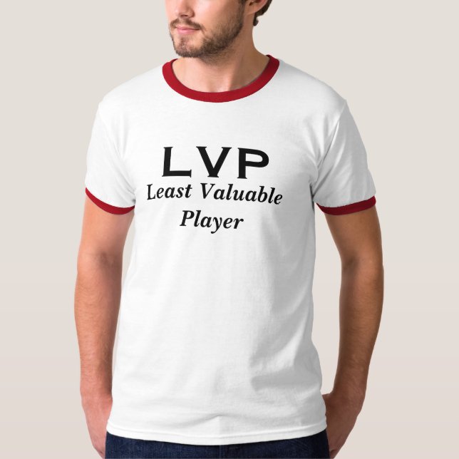 Camiseta LVP, menos jugador valioso (Anverso)