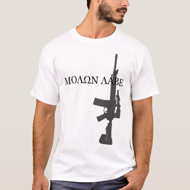 CAMISETA LWRC M6A3 - MOLON LABE (Anverso)