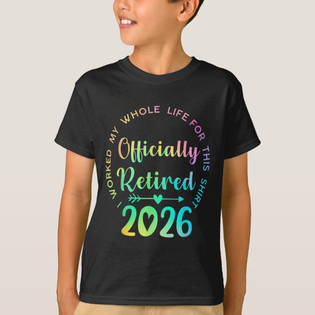 Camiseta Ly Retired 2026 Funny Retirement For Women  (Anverso)