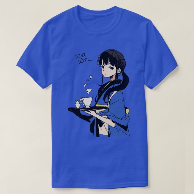 Camiseta Lycoris Recoil Tea (Diseño del anverso)