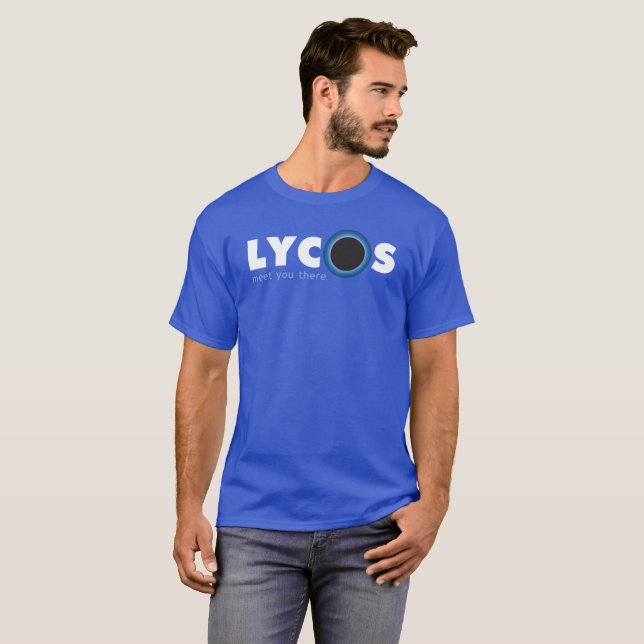 Camiseta Lycos - encuéntrele allí (Anverso completo)