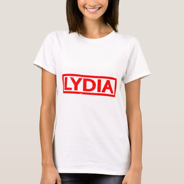 Camiseta Lydia Stamp (Anverso)