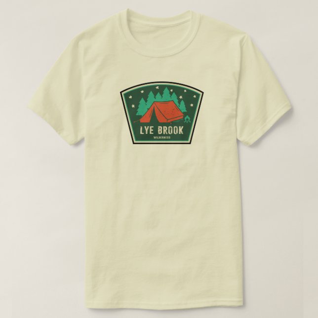 Camiseta Lye Brook Wilderness Vermont Camping (Diseño del anverso)