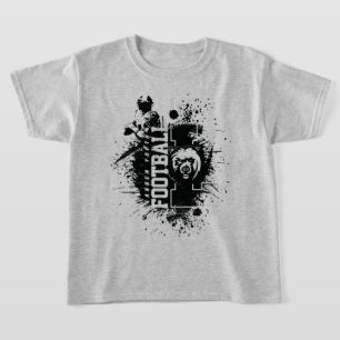 Camiseta LYFL 04 Logotipo Kids Black Grunge Lassen