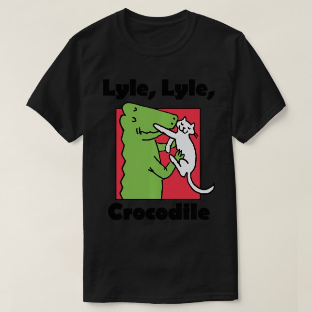 Camiseta Lyle, Lyle, Crocodile Lyle ve a un gato amante hoo (Diseño del anverso)