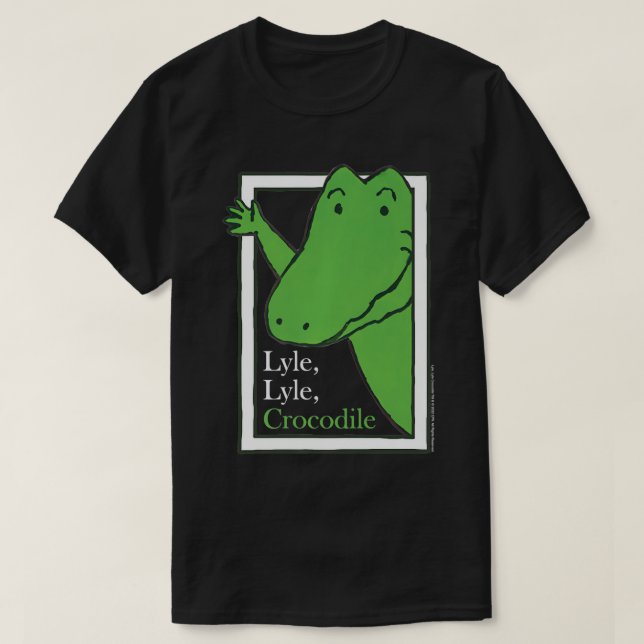 Camiseta Lyle, Lyle, Crocodile Waving Croc Ilustracion Pre (Diseño del anverso)