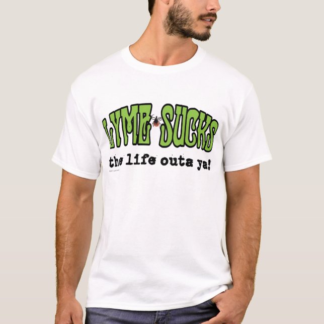 Camiseta Lyme chupa (Anverso)