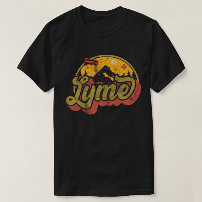 Camiseta Lyme, Connecticut (Diseño del anverso)